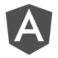 angular greyscale icon
